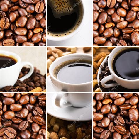 Coffee Collage Of Cups Stock Photo By ©gdolgikh 8881698