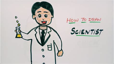 How To Draw A Easy Scientist