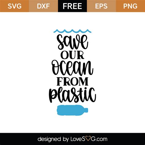 Save The Ocean Svg