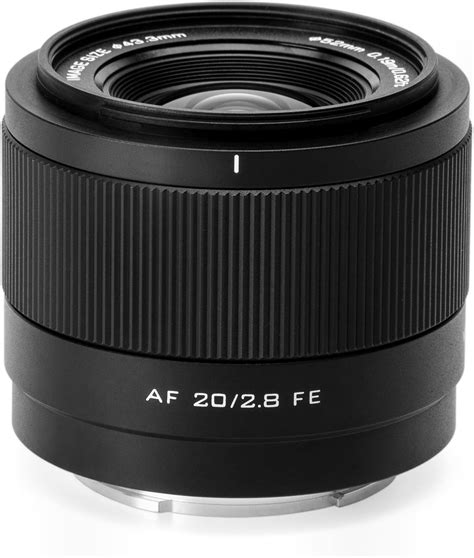 Viltrox 20mm F2 8 Fe 20mm F 2 8 E Mount Lente Af De Marco Completo