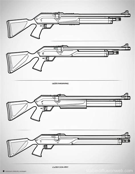 Laser Musket Schematics Stable Diffusion Online