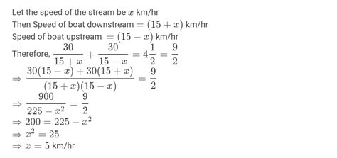 80 A Motorboat Whose Speed Is 15 Mathrm { Km } Mathrm { Hr } In Still Water Goes 30