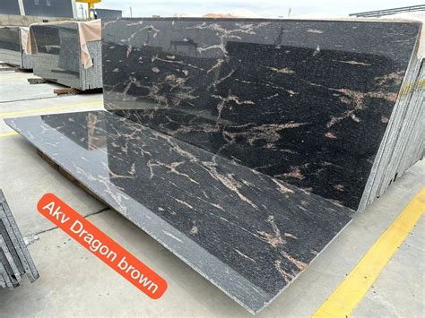 Akv Dragon Brown Granite At Rs 59 Sq Ft Brown Granite Slab In