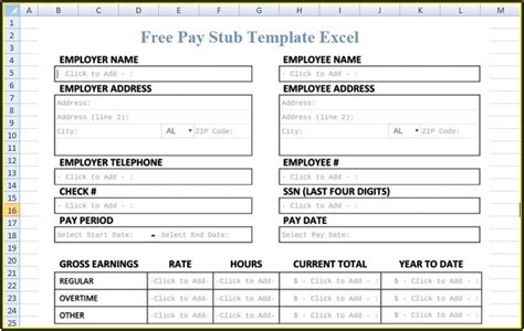 1099 Pay Stub Template Excel - Template 1 : Resume Examples #Ze12EXo8jx