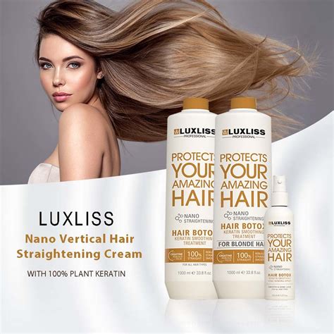 Formaldehyde Free Luxliss Brazilian Keratin Straightening Hair