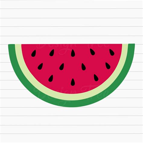 Watermelon SVG Watermelon Cut File Watermelon Vector Watermelon