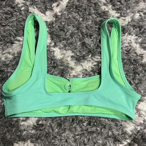 Aerie Women S Green Bikini And Tankini Bottoms Depop