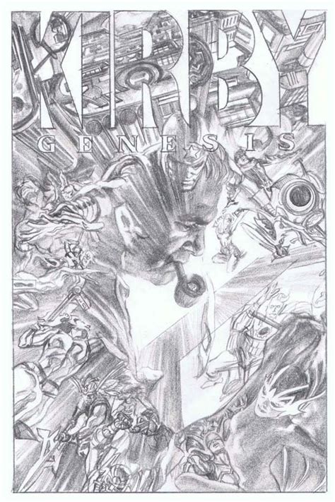 KIRBY GENESIS 0 SKETCH VARIANT COVER ALEX ROSS Silver Age Comics