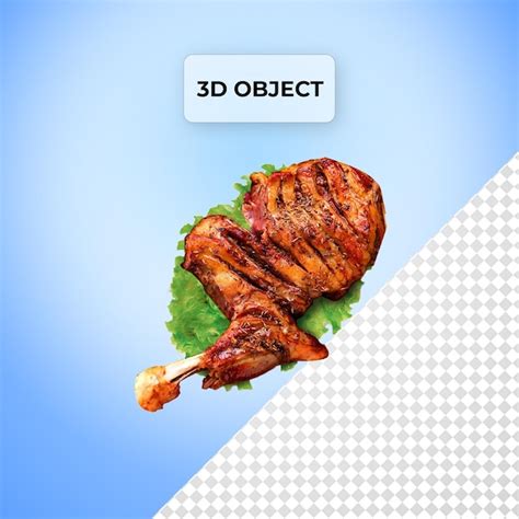 Premium Psd Psd Chicken Barbecue Png Transparent Background