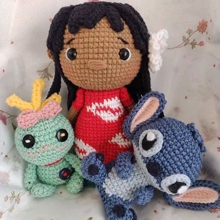 Kit Lilo Stitch E Xepa Em Amigurumi Shopee Brasil