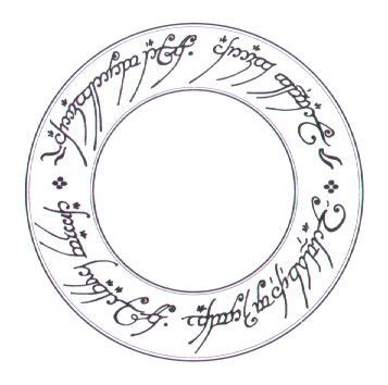 Centenary Seal Inscription From The Lord Of The Rings Centenary