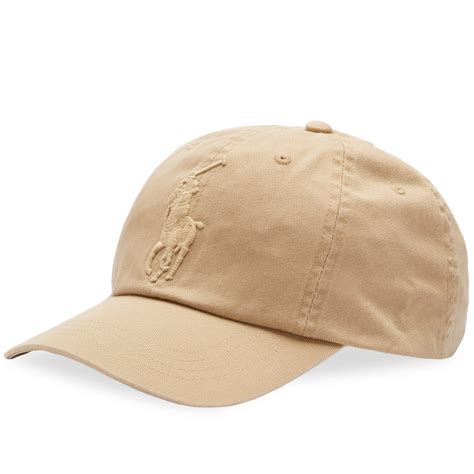 Polo Ralph Lauren Big Pony Baseball Cap Costal Beige END GB