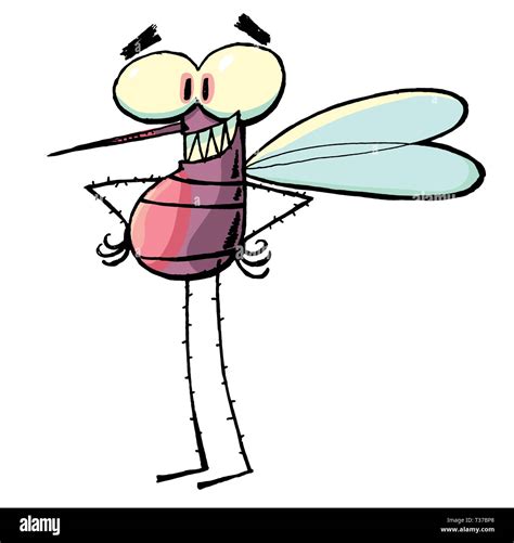 mossy mosquito with a stuffed stomach Stock Photo - Alamy