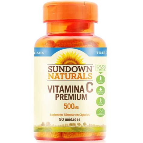 Vitamina C 500mg Ação Prolongada 90 Cáps Sundown Naturals Vitaminas A Z Magazine Luiza