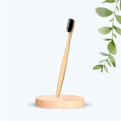 10 75 Medium Atithyaa By Paivi Bamboo Toothbrush With Charcoal