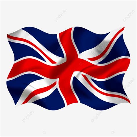 Uk Flag Clipart Vector, Uk Flag Flying Wavy Effect Free Png Clipart, Uk ...