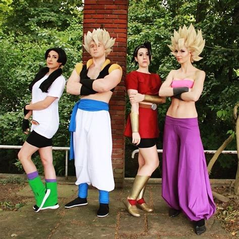 Videl, Gogeta , Kale & Caulifla | Dragon ball art, Dragon ball, Cosplay ...