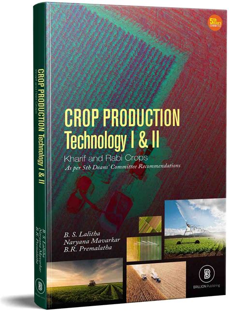 Crop Production Technology I II Kharif And Rabi Crops As Per 5th