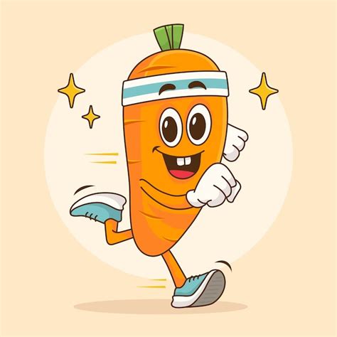 Carrot Character Art Vectors And Illustrations For Free Download