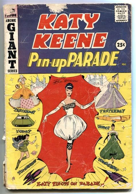 Katy Keene Pin Up Parade 5 1959 Giant Paperdolls F G Comic Books