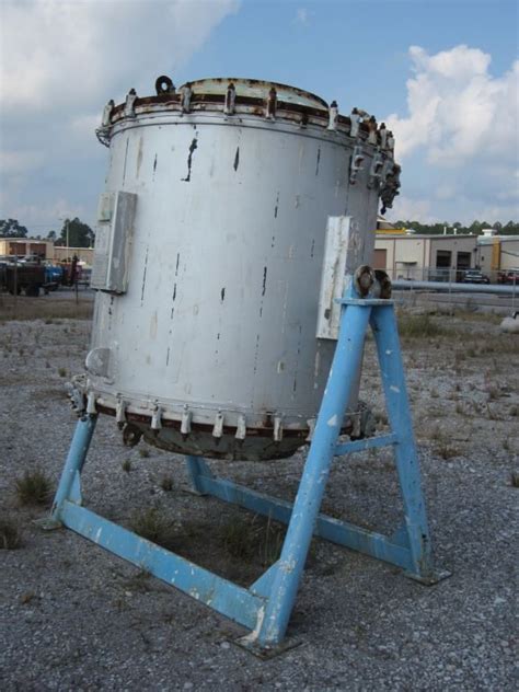 Used Sq Ft Alfa Laval L Stainless Steel Spiral Heat Exchanger