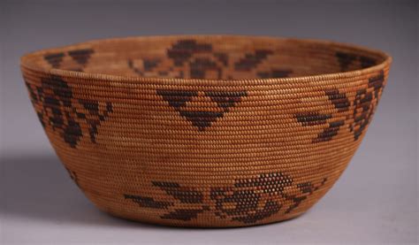 Native American Basket - Yokuts Tribe Central California c1910 ...