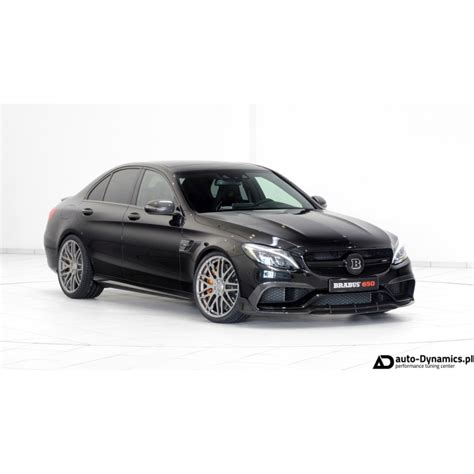 Spoiler Zderzaka Przedniego Mercedes Benz C63 S AMG 205 Włókno