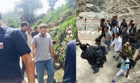 Rahul Gandhi In Uttarakhand For Kedarnath Trek