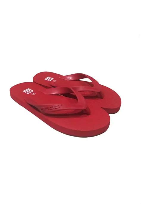 Jual Ando Sandal Jepit Pria Sendal Jepit Ando Hawaii In Red Full