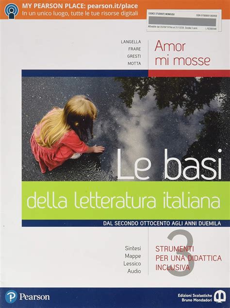 Amor Mi Mosse Le Basi Della Letteratura Italiana Dalle Origini Al