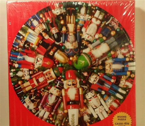 Springbok Nutcracker Christmas Collection 500 Piece Round Hallmark