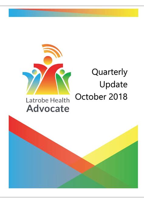 Quarterly Update October Latrobe Health Advocate