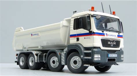 NZG MAN TGS Half Pipe Tipper Eurovia By Cranes Etc TV YouTube