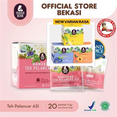 Jual Mama Bear Teh Pelancar Asi Booster Tea Mamabear Shopee Indonesia