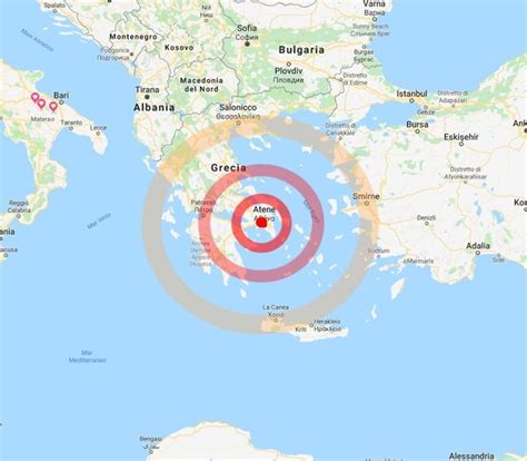 Forte Scossa Di Terremoto In Grecia Epicentro Nella Zona Di Atene