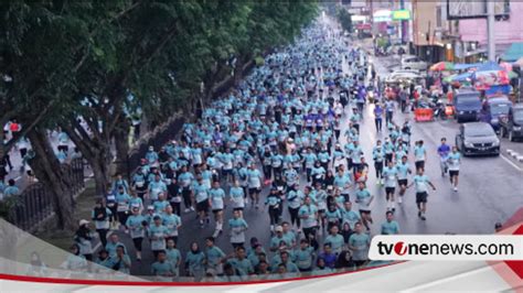 Jadi Event Lari Terbesar Di Pekanbaru Ribu Peserta Meriahkan Riau