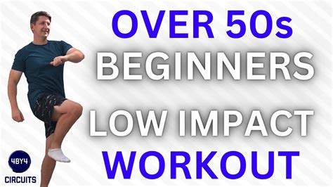 Over 50s Beginners Full Body Low Impact Hiit Cardio Workout Youtube