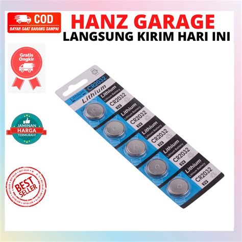 Jual Baterai Cr Biru Lithium V Battery Kancing Koin Cr