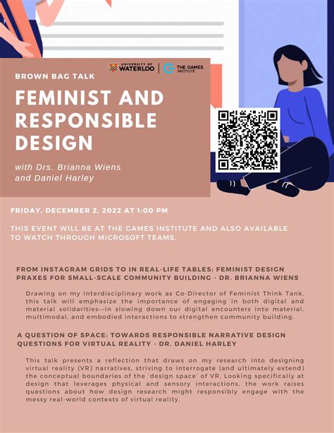 Brown Bag Talks Feminist And Responsible Design With Drs Brianna