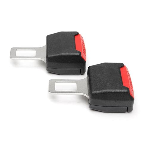 Paar Autogordel Alarm Stop Gesp Gesp Insert Clips Extender Ongeval