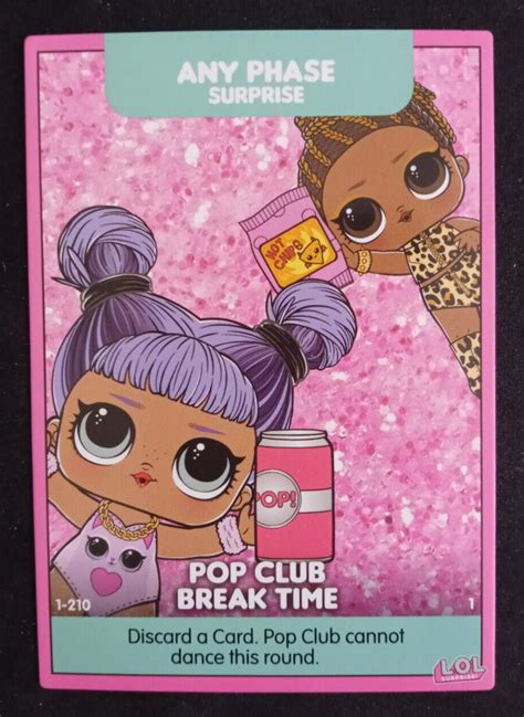 Lol Surprise Dance Off 1 210 Pop Club Break Time Popular Card C Ebay