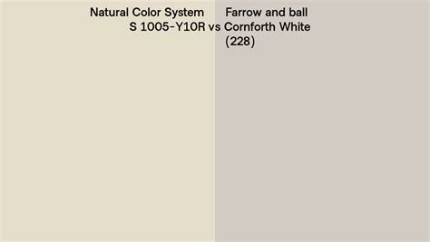 Natural Color System S 1005 Y10r Vs Farrow And Ball Cornforth White