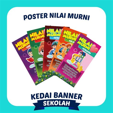 Poster Nilai Murni Nilai Murni Dan Moral Sudut Ceria Keceriaan