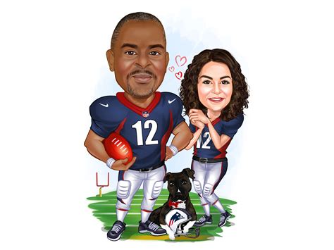 Dribbble 21426 Digital Caricatures Anniversary Couple Caricature