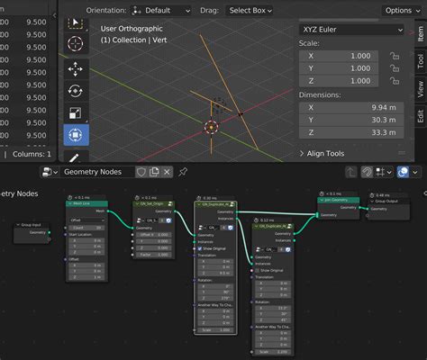 How To Set The Origin Of A Procedurally Created Mesh In Geometry Nodes