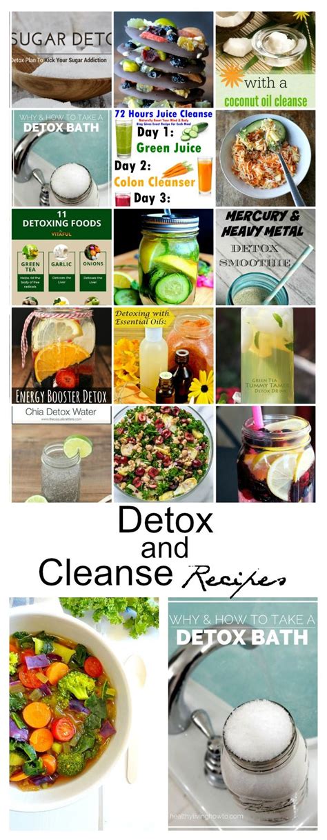 Detox and Cleanse Recipes | Healthy drinks detox, Detox recipes, Detox juice drinks