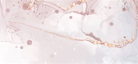 Golden Pink Nude Art Frame Modern Card Design Stock Photos Free