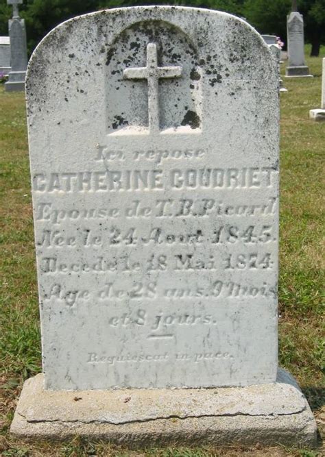 Catherine Coudriet Picard Find A Grave Memorial