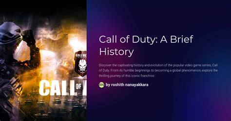 Call of Duty: A Brief History