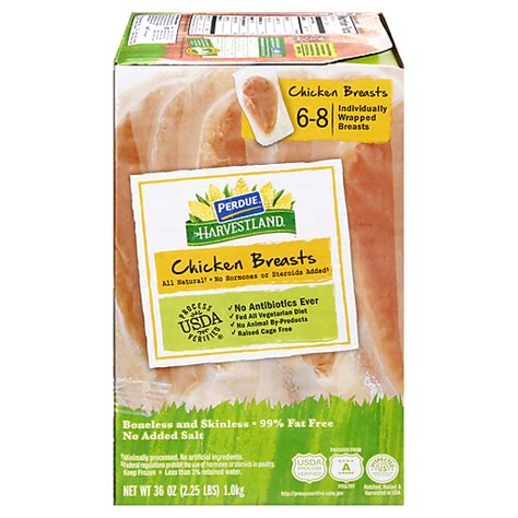 Perdue Harvestland Boneless And Skinless Chicken Breasts 36 Oz Deli Market Basket